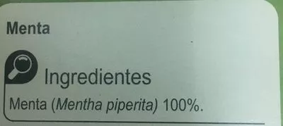 Lista de ingredientes del producto Menta Carrefour 