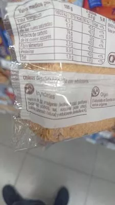 Lista de ingredientes del producto Obleas Carrefour 