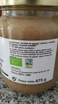 Lista de ingredientes del producto Sesamo tostado thaín Bio Cesta 