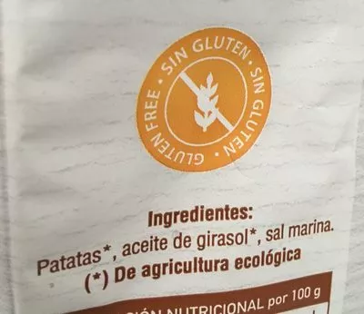 Lista de ingredientes del producto Patates Fritas veritas 