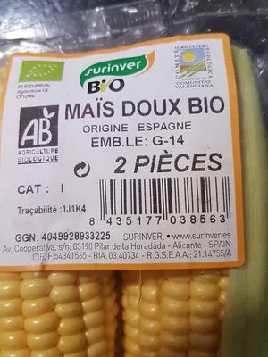 Lista de ingredientes del producto Mais doux  