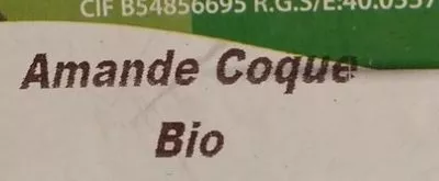 Lista de ingredientes del producto Amande coque bio Sonbio 200 g