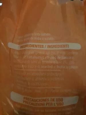 Lista de ingredientes del producto Maiz gigante frito salado Auchan 