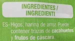 Lista de ingredientes del producto Higos secos Auchan 