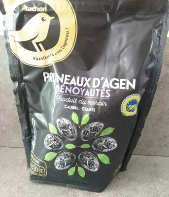 Lista de ingredientes del producto Pruneaux d'Agen dénoyautés Auchan 