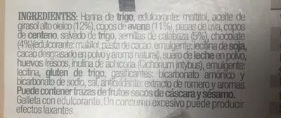 Lista de ingredientes del producto Barritas de Avena y Espelta Natwins 80g