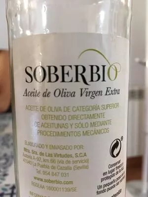 Lista de ingredientes del producto Aceite de Oliva Virgen Extra  