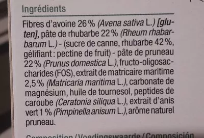 Lista de ingredientes del producto Nutergia Entézym Laboratoire Nutergia 