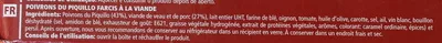 Lista de ingredientes del producto Pimientos del piquillo rellenos de carne Marca Guía 3 à 6 unités, 250mL, 240g