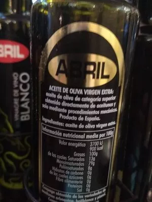 Lista de ingredientes del producto Gran Selección Aceite de oliva virgen extra Abril 