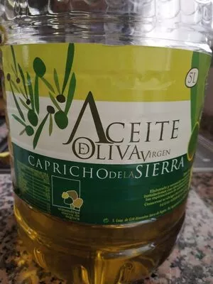 Lista de ingredientes del producto Aceite de oliva  