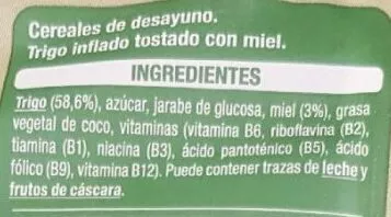 Lista de ingredientes del producto Bumpies Auchan 