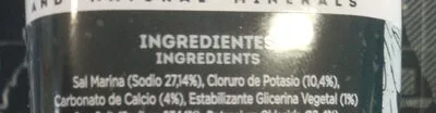 Lista de ingredientes del producto Fetén La Sal de Murcia Feten 300g