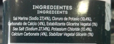 Lista de ingredientes del producto Fetén La Sal de Murcia Feten 200g