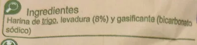 Lista de ingredientes del producto harina preparada para pizza carrefour 