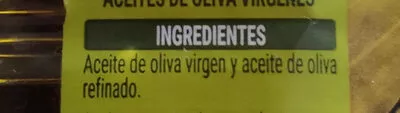 Lista de ingredientes del producto Aceite de oliva Hacendado 1 L