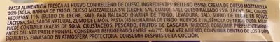 Lista de ingredientes del producto Quesos Hacendado 250 g