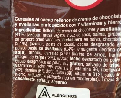 Lista de ingredientes del producto  Hacendado 500 g