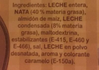 Lista de ingredientes del producto Bechamel Hacendado 3 x 200 ml