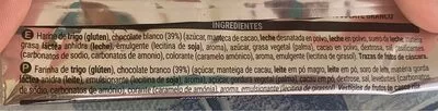 Lista de ingredientes del producto Roditas chocolate blanco Hacendado 