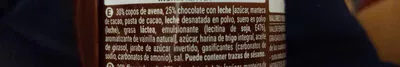 Lista de ingredientes del producto Digestive avena chocolate Hacendado 300g