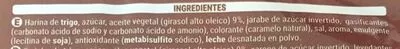 Lista de ingredientes del producto Galleta tostada Hacendado 4 x 200 g