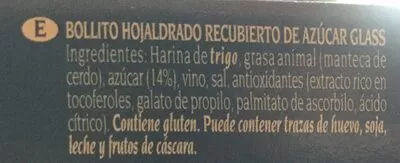 Lista de ingredientes del producto Nevaditos Hacendado 