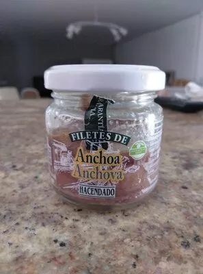 Lista de ingredientes del producto Filetes de anchoa Hacendado 