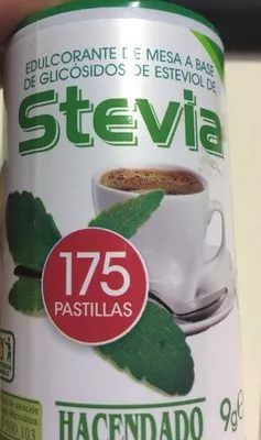 Lista de ingredientes del producto Stevia en pastillas Hacendado 9 g