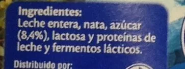 Lista de ingredientes del producto Yogur al estilo griego azucardo Hacendado 750 g (6x125g)