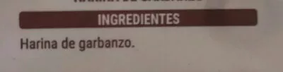 Lista de ingredientes del producto Harina de garbanzo Hacendado 