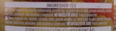 Lista de ingredientes del producto Banderillas dulces Hacendado 345 g