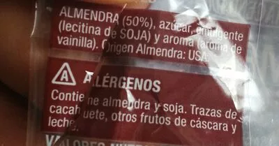 Lista de ingredientes del producto Almendra Hacendado 