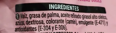 Lista de ingredientes del producto Palomitas microondas dulces Hacendado 315 g