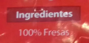 Lista de ingredientes del producto Fresas enteras Hacendado 300 g