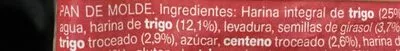 Lista de ingredientes del producto 12 cereales y semillas Hacendado 680 g