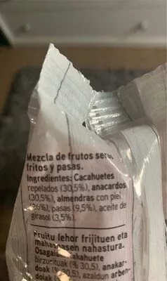 Lista de ingredientes del producto Mix especial Eroski 