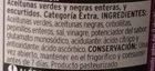 Lista de ingredientes del producto Cocktail Eroski 