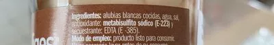 Lista de ingredientes del producto Alubias blancas eliges 