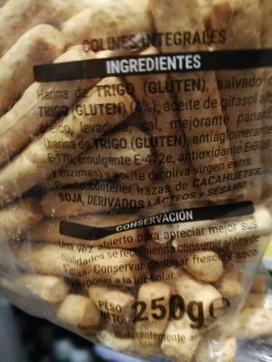 Lista de ingredientes del producto Harina eliges 