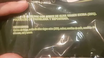 Lista de ingredientes del producto Torta Aceite Paquete eliges 