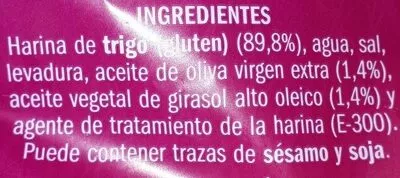 Lista de ingredientes del producto Trencinas eliges 250 g