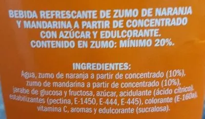 Lista de ingredientes del producto Florida Eliges 2 L