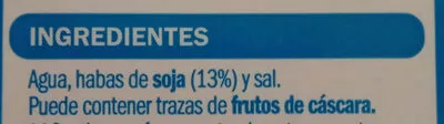 Lista de ingredientes del producto Bebida de soja sin azúcares añadidos IFA Eliges 