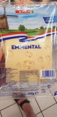 Lista de ingredientes del producto Emmental Spar 200 g