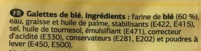 Lista de ingredientes del producto Tortillas de blé Dia 