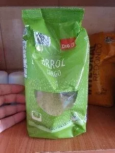 Lista de ingredientes del producto Arroz largo Dia 1 kg