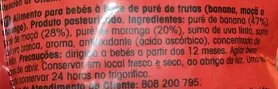 Lista de ingredientes del producto Junior smile Dia 100 g