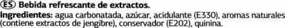 Lista de ingredientes del producto Delicious tónica ginger cardamomo Dia 1200 ml (6 x 200 ml)