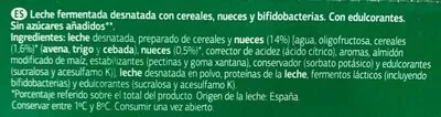 Lista de ingredientes del producto Bífidus nueces y cereales Dia 500 g